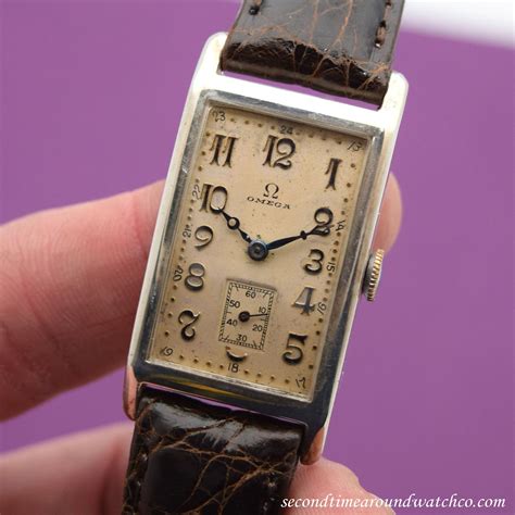 vintage omega rectangular watch|omega vintage rectangular watches.